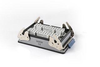 Metal 48 Kontak Makine Tipi Priz 16A Alttan Girişli 2 Metal Mandallı Çok Kontaklı